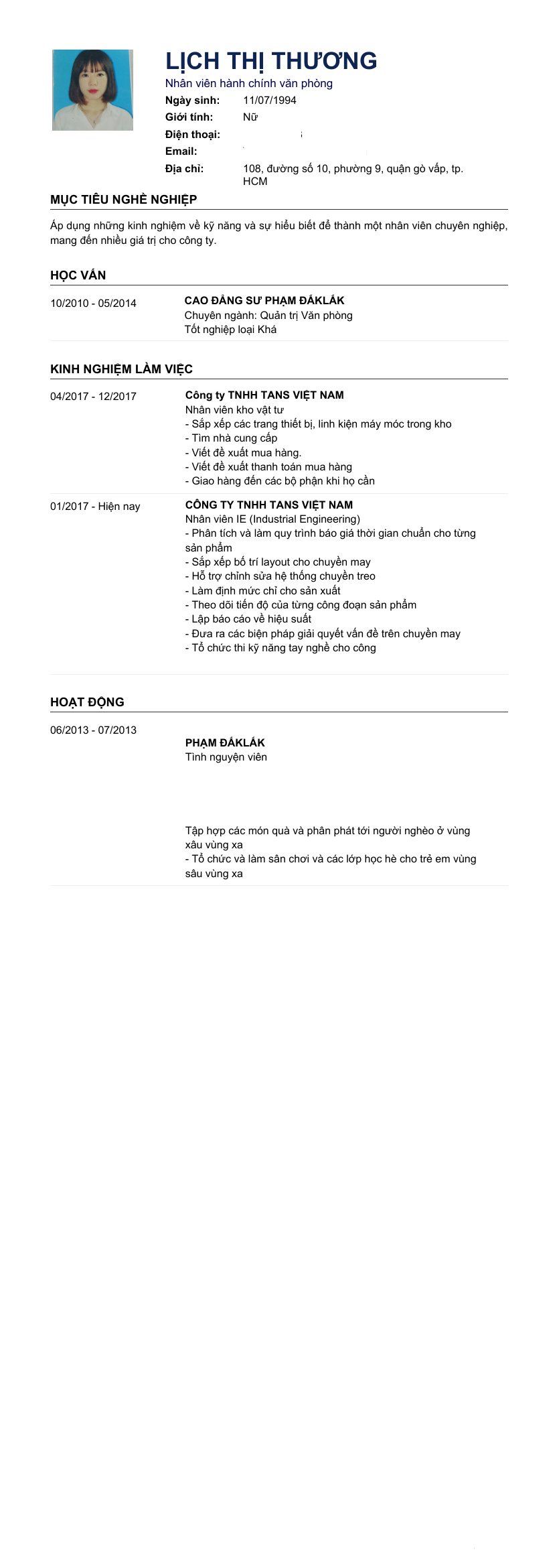 cv