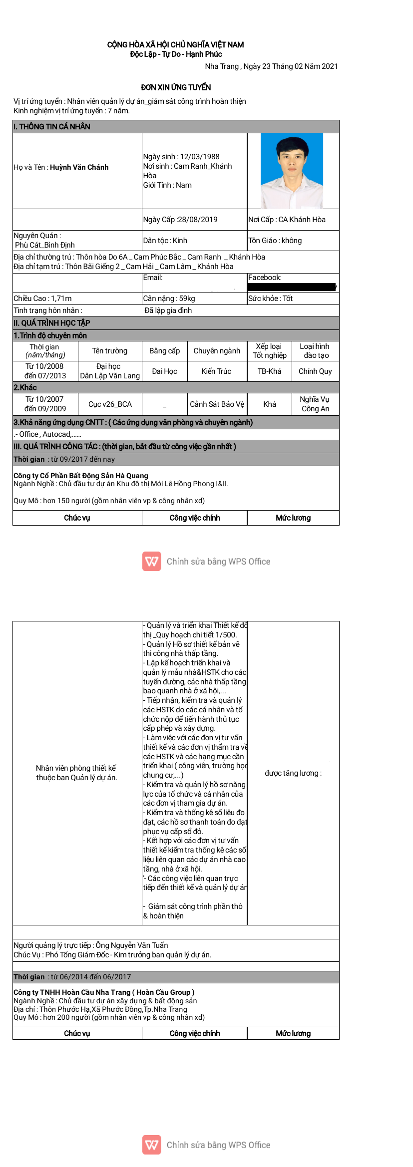 cv
