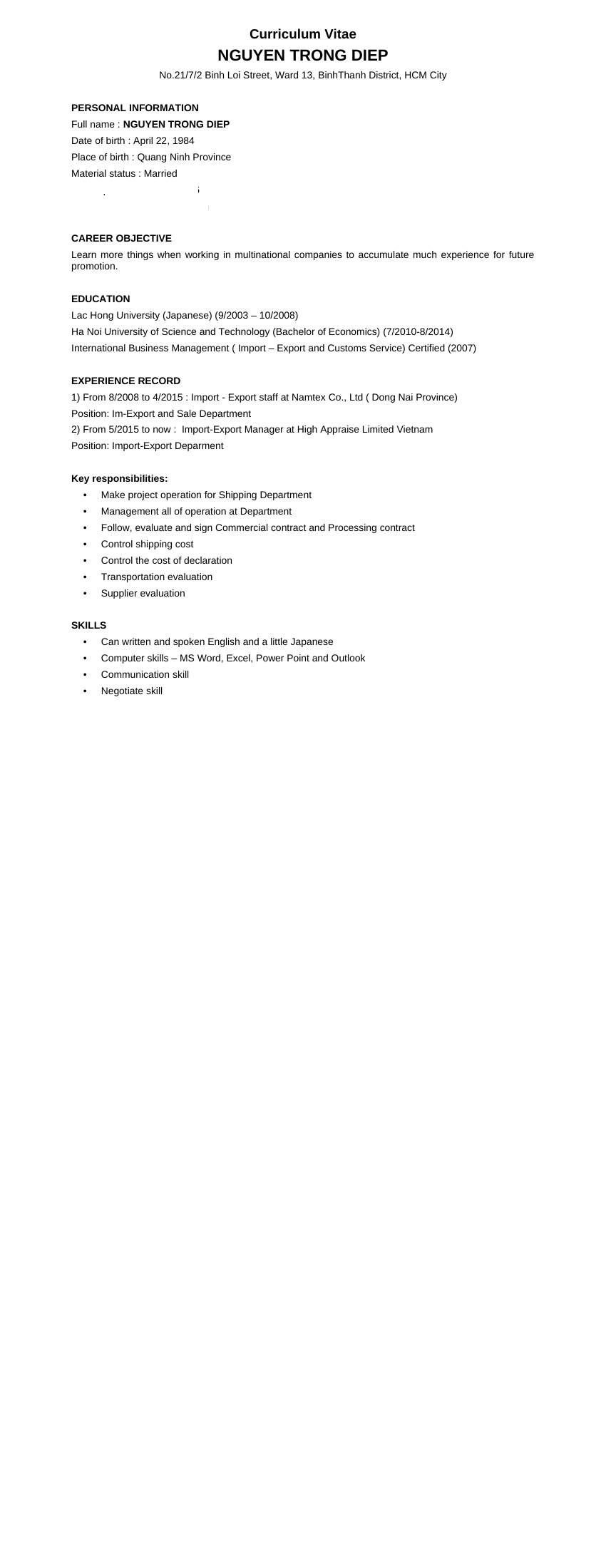cv