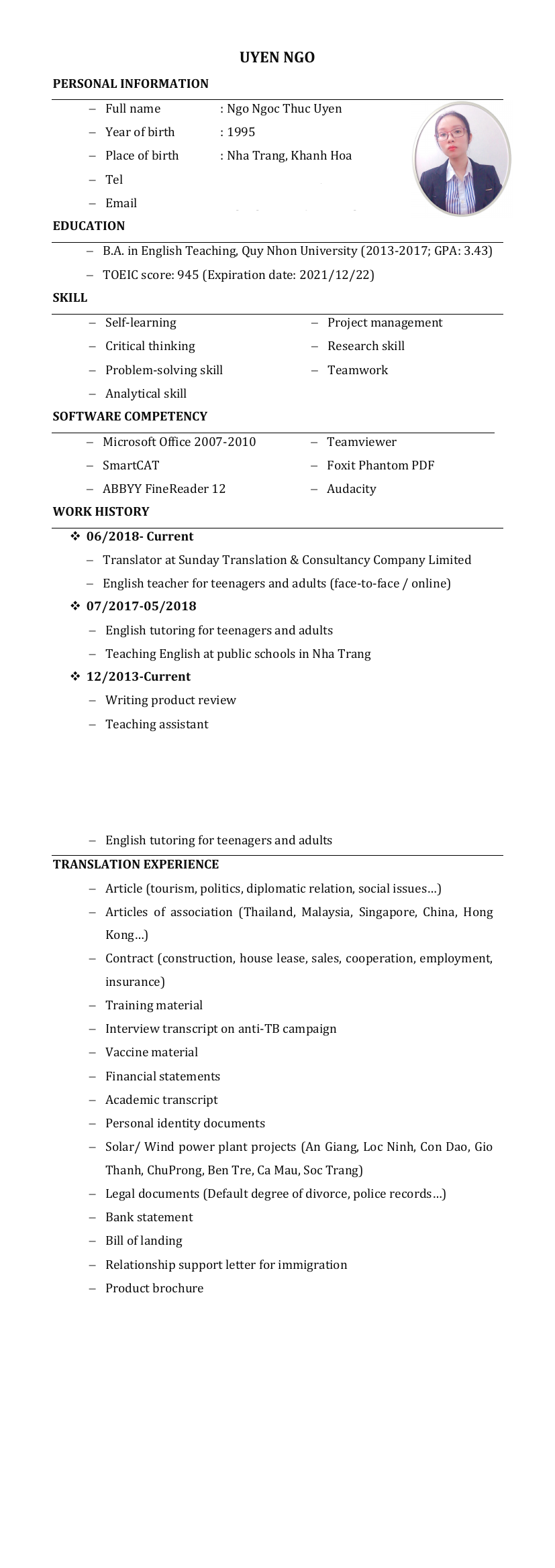 cv