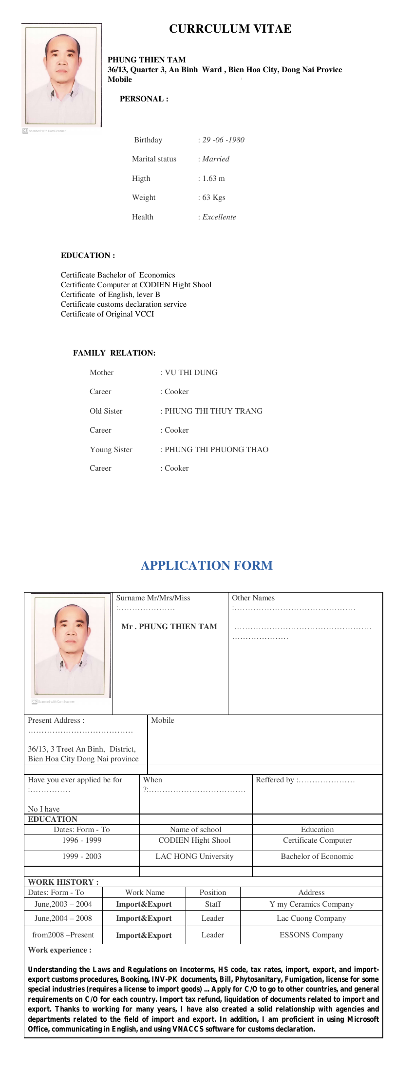 cv