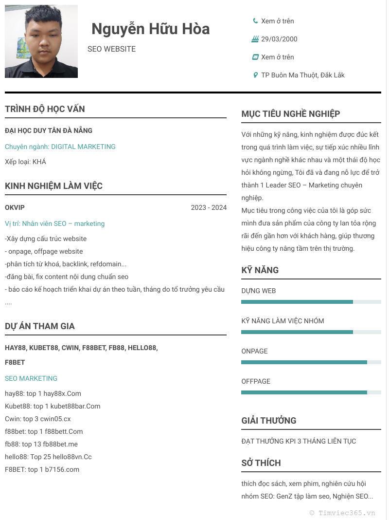 cv