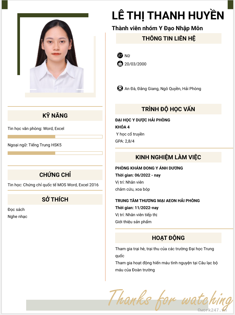 cv