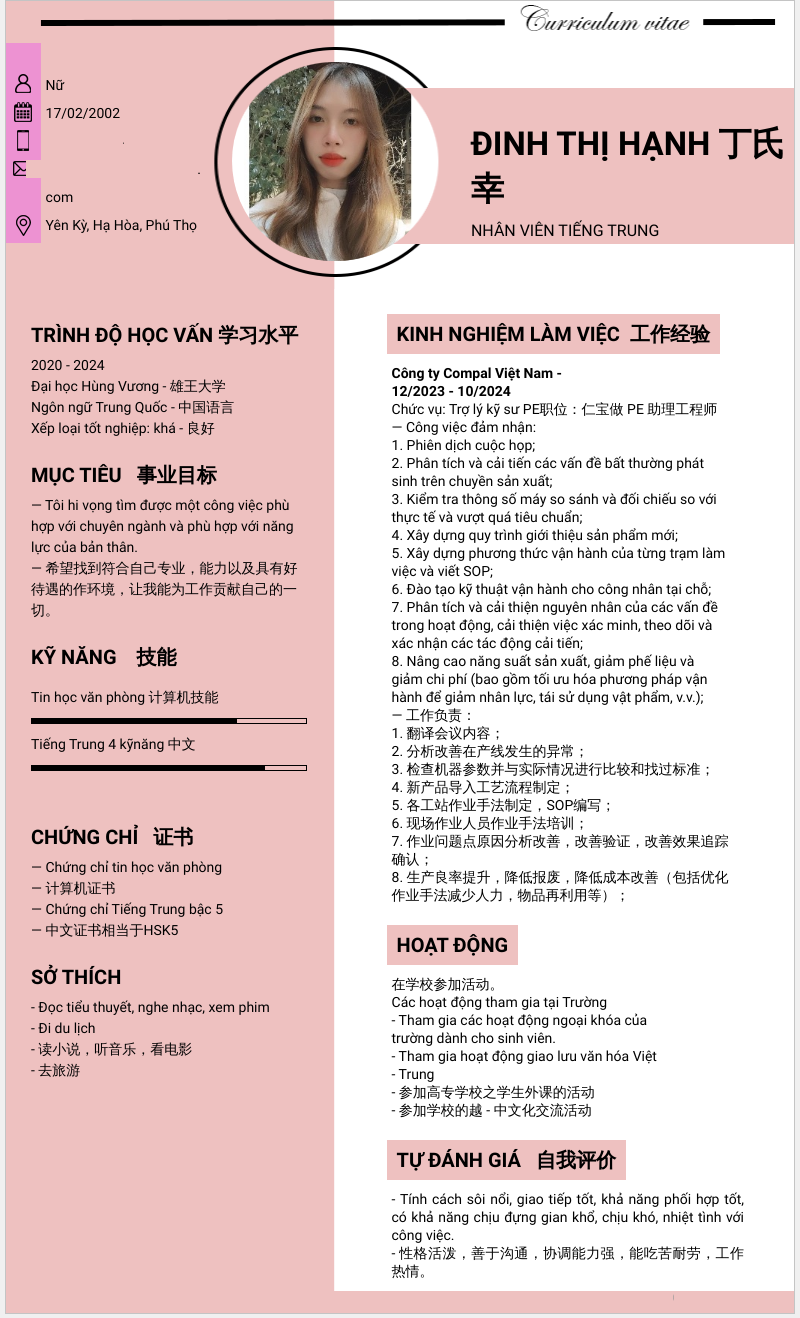cv