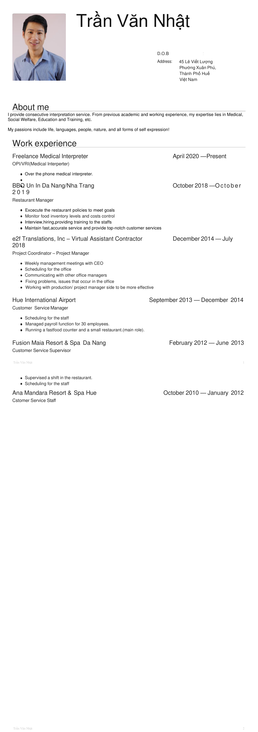 cv