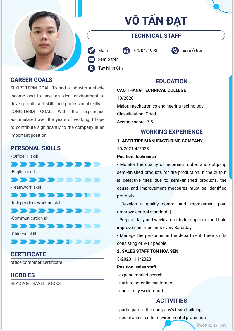 cv
