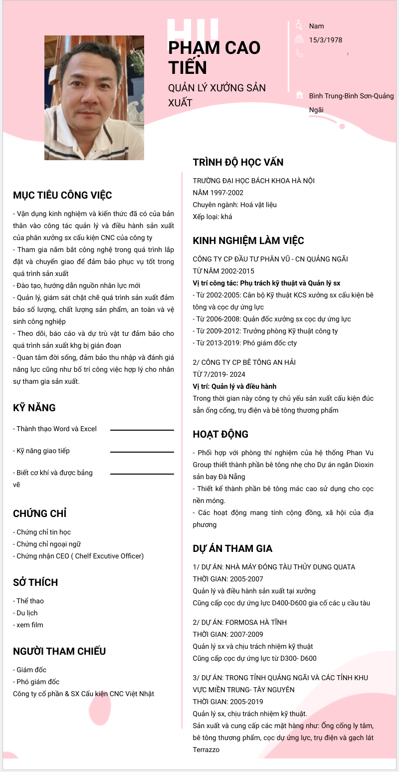 cv