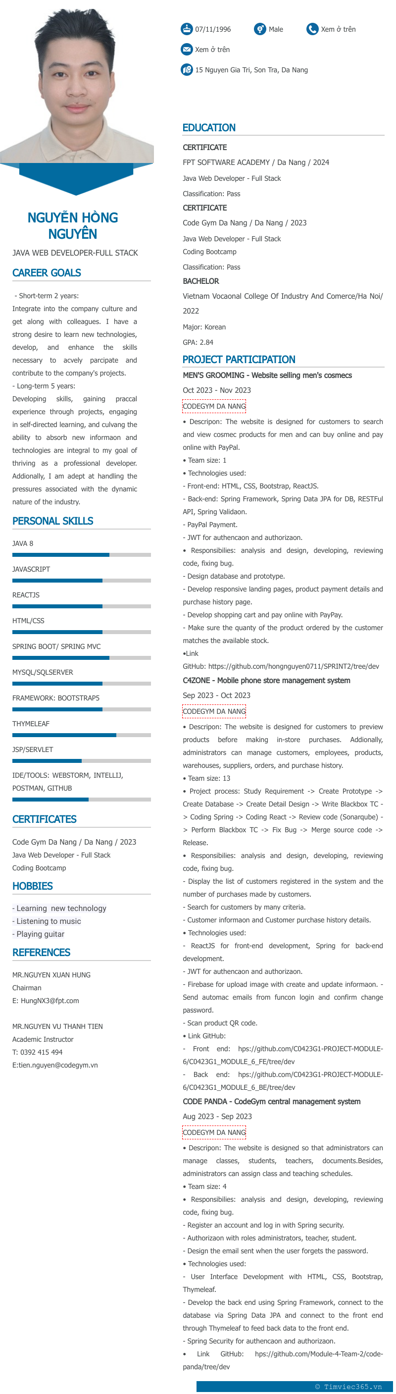 cv