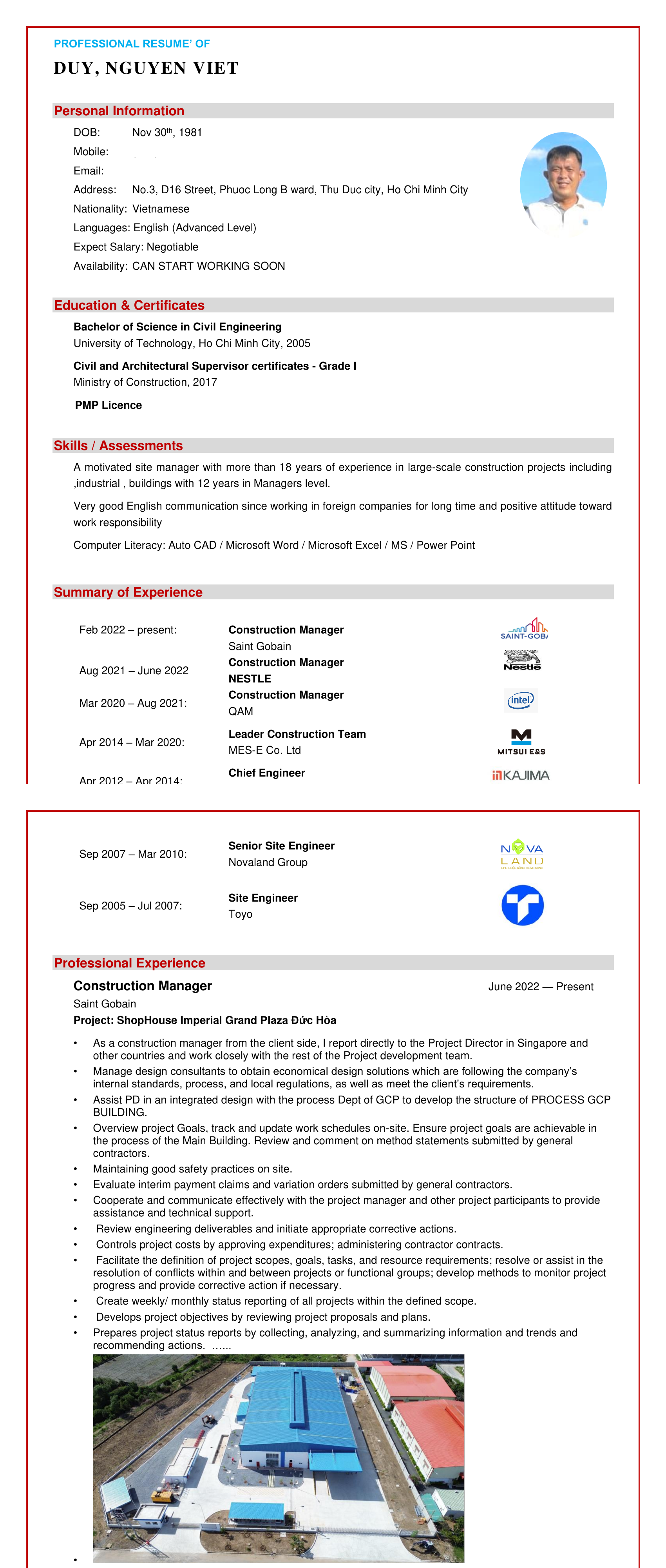 cv