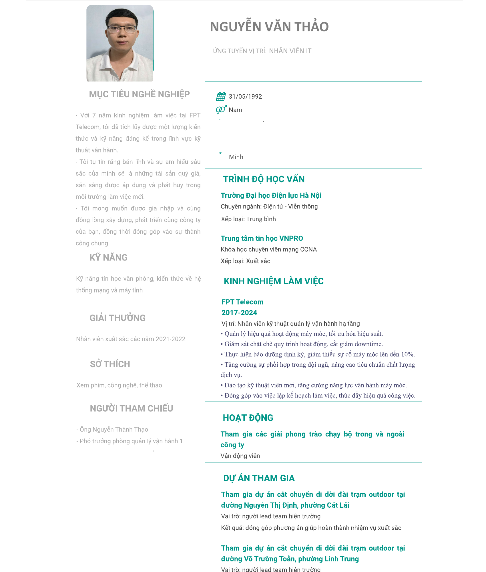 cv