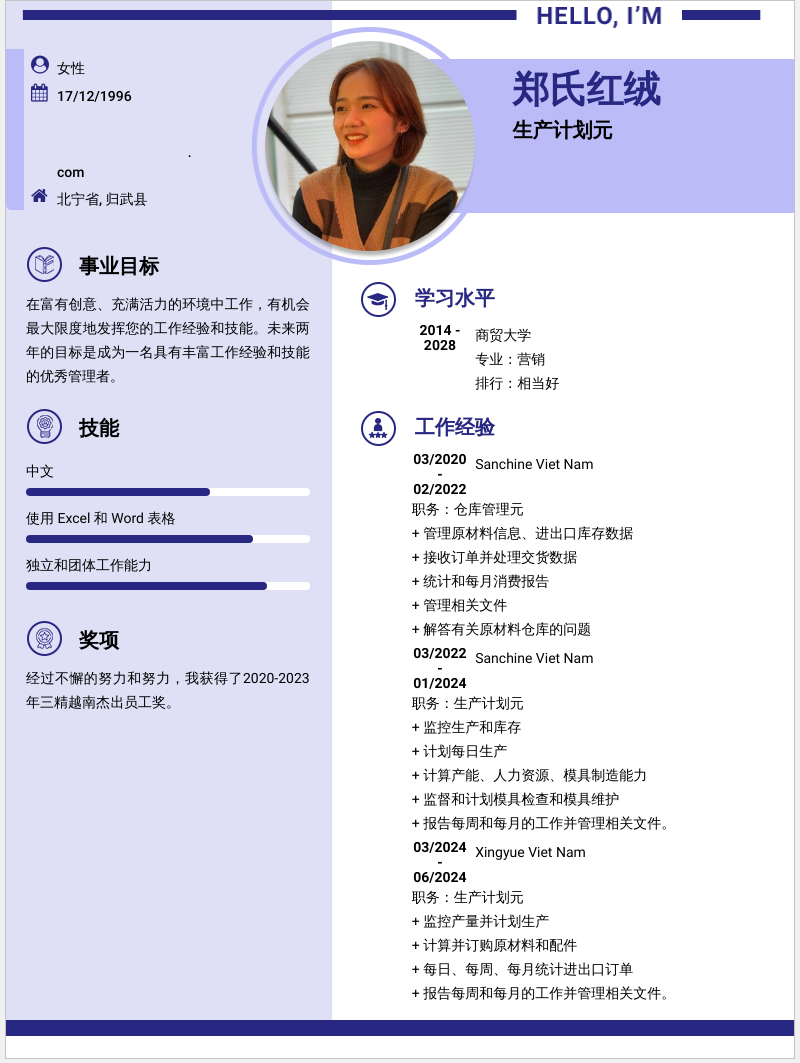 cv