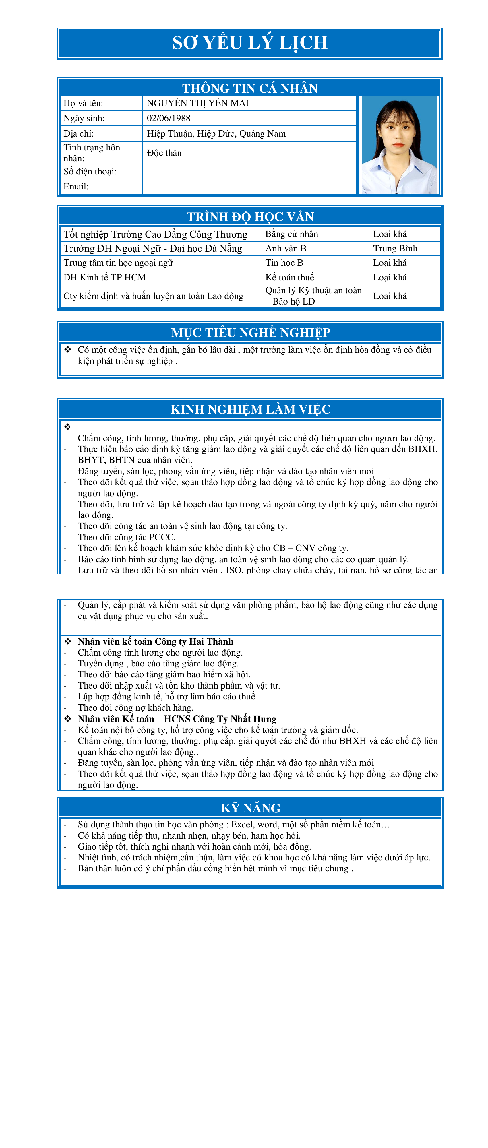 cv