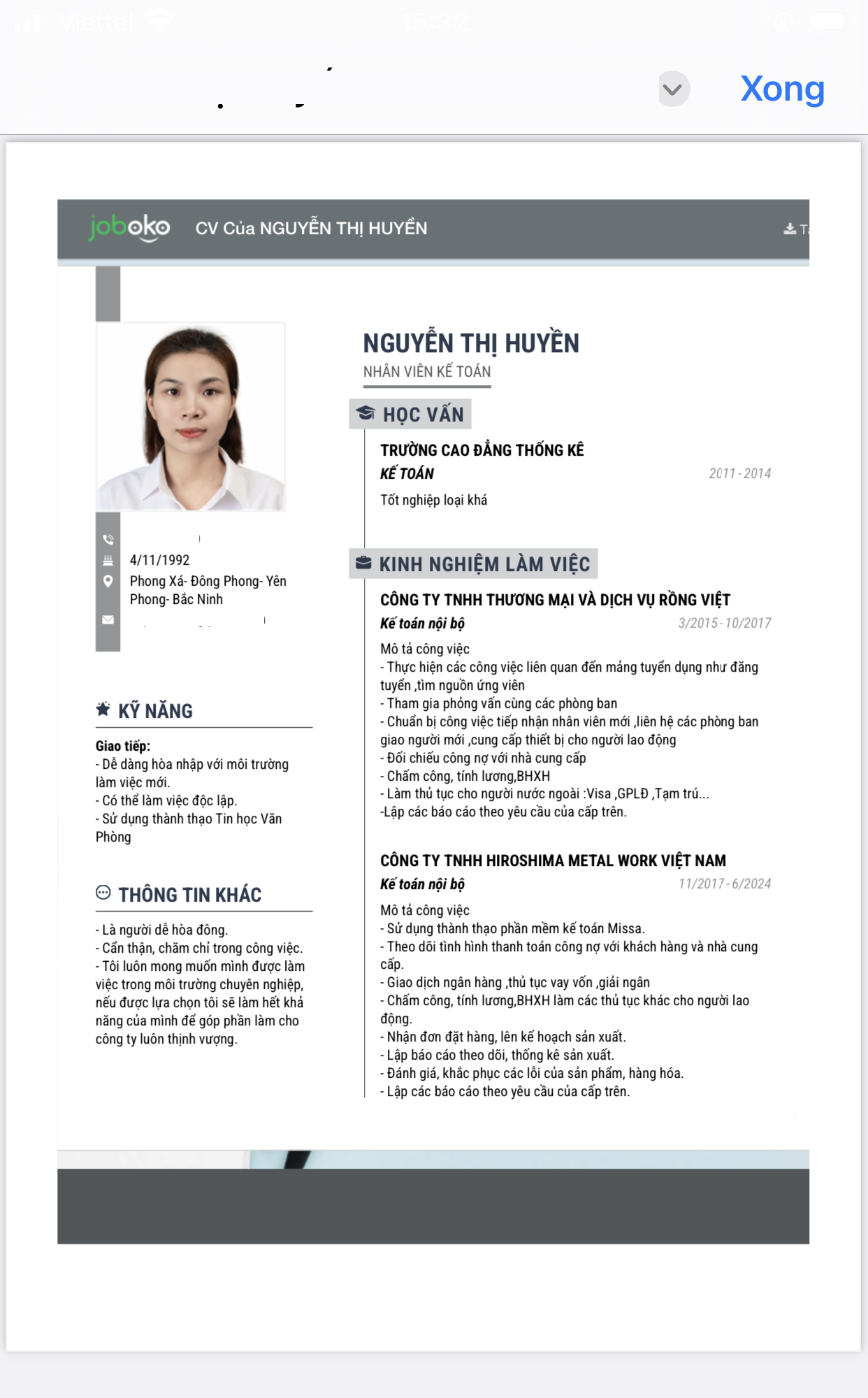 cv