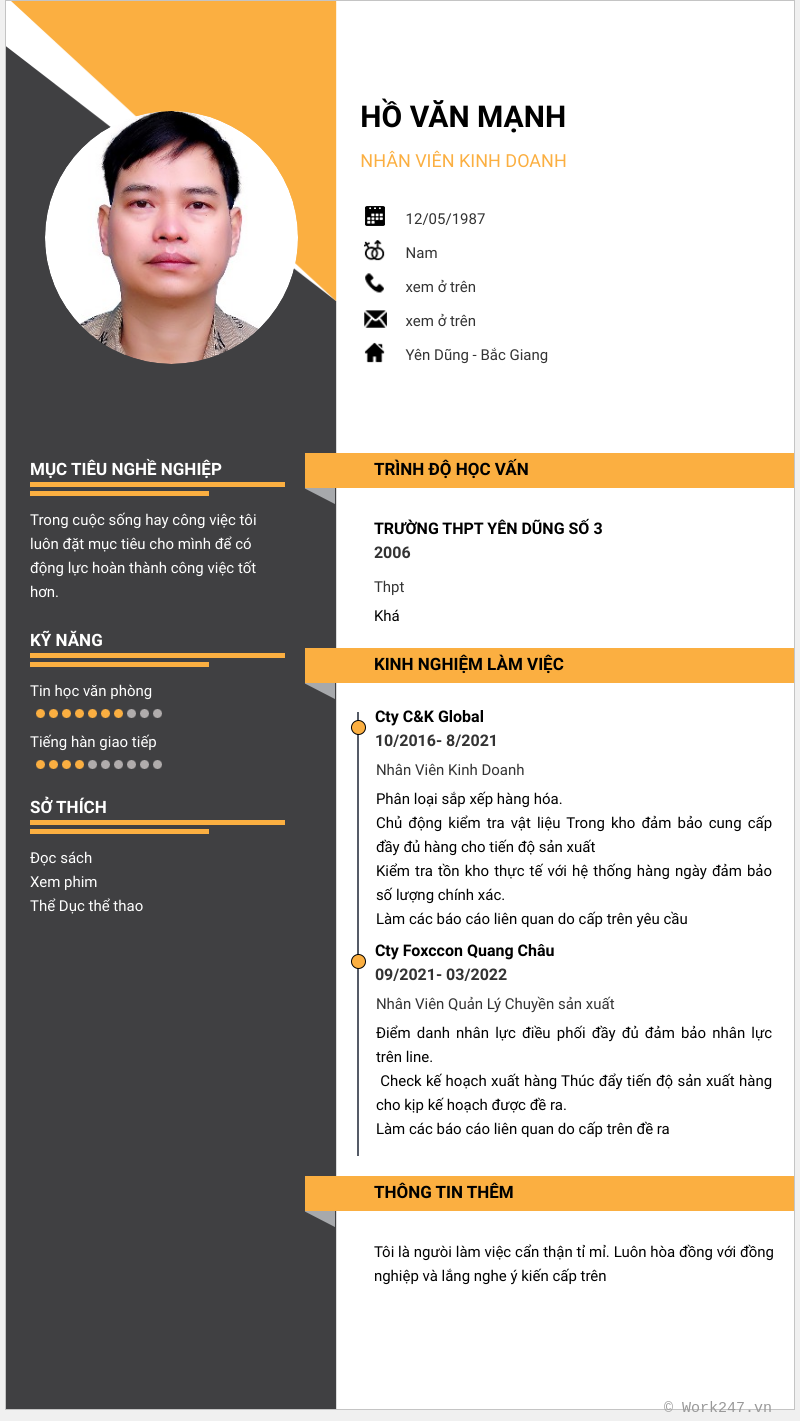 cv