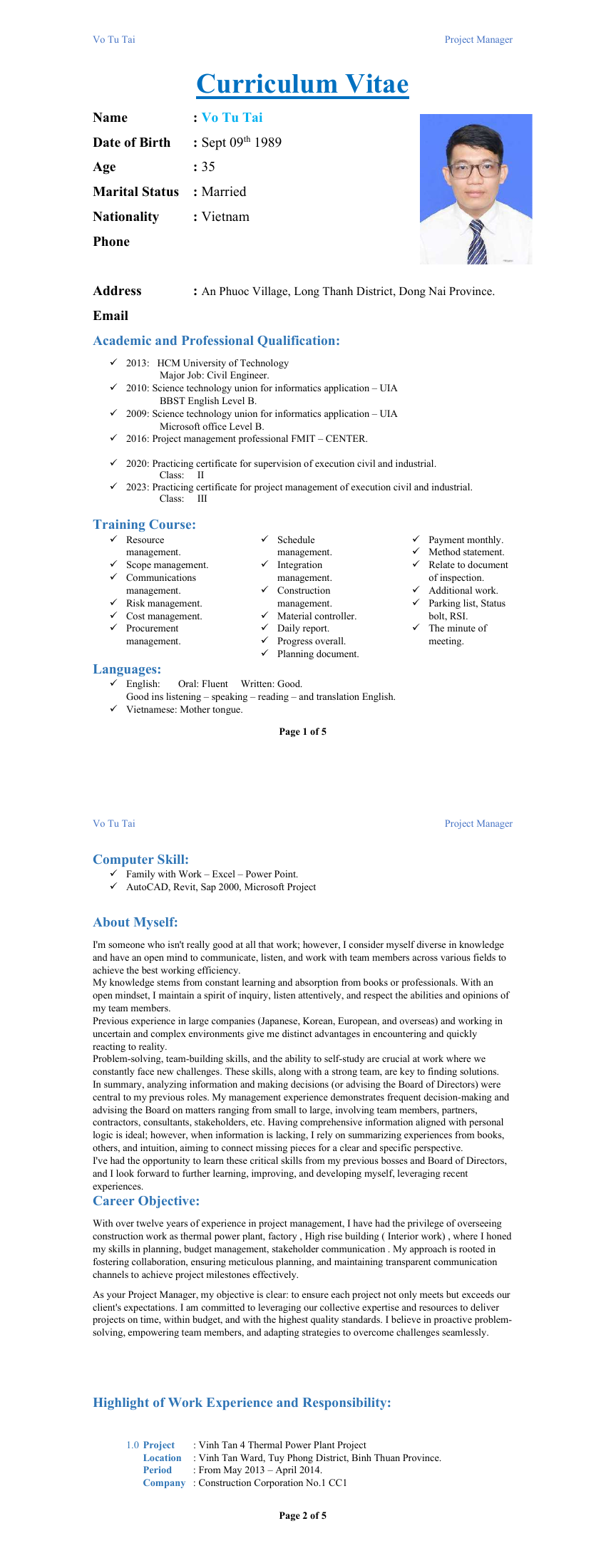 cv