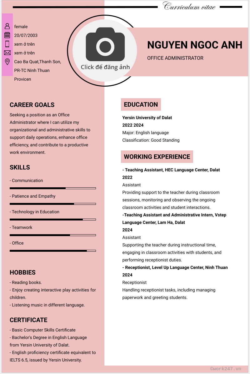 cv