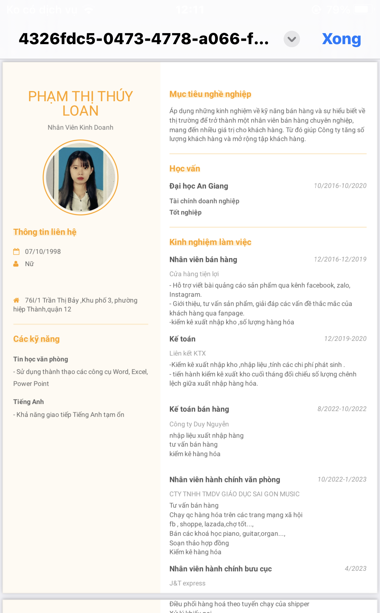 cv