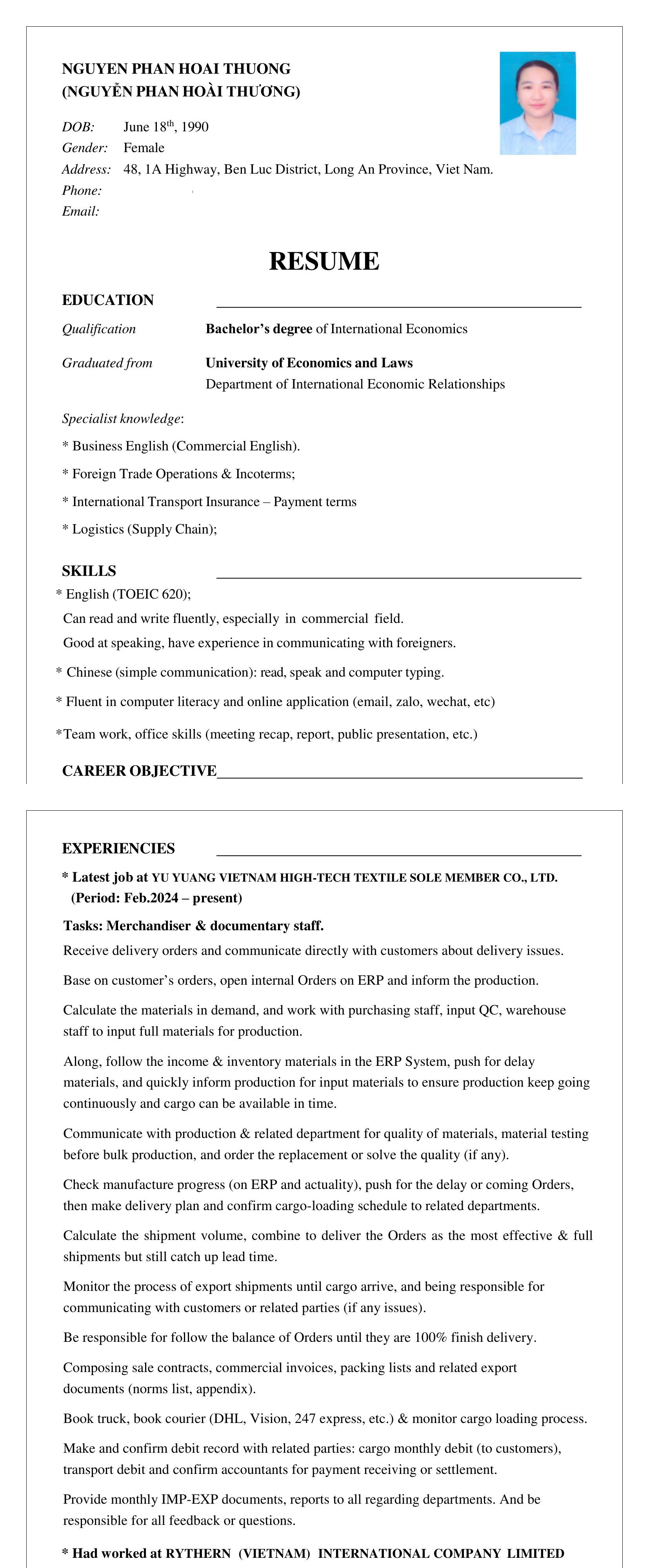 cv