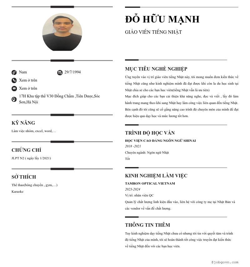 cv