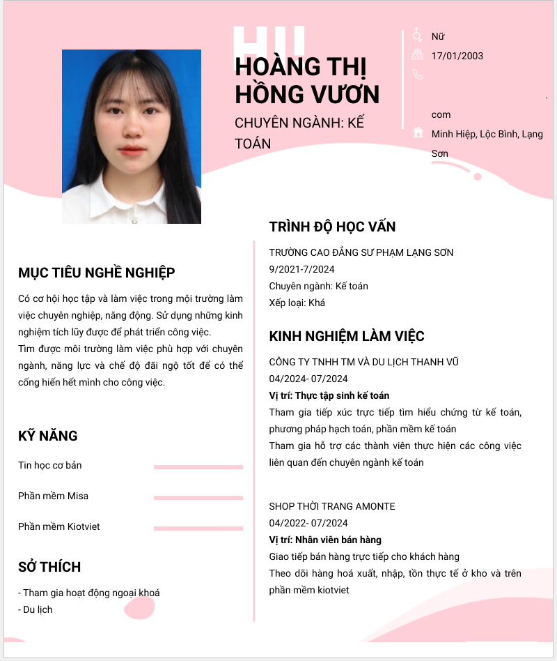 cv