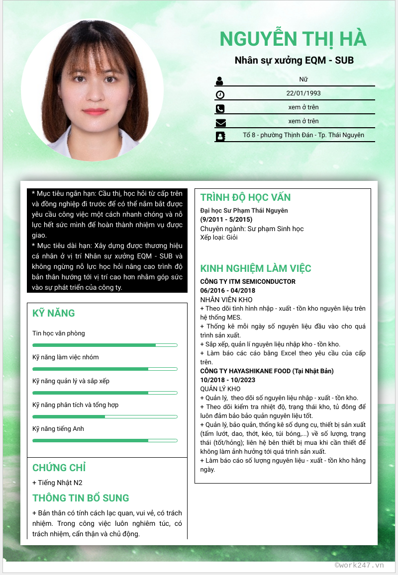 cv