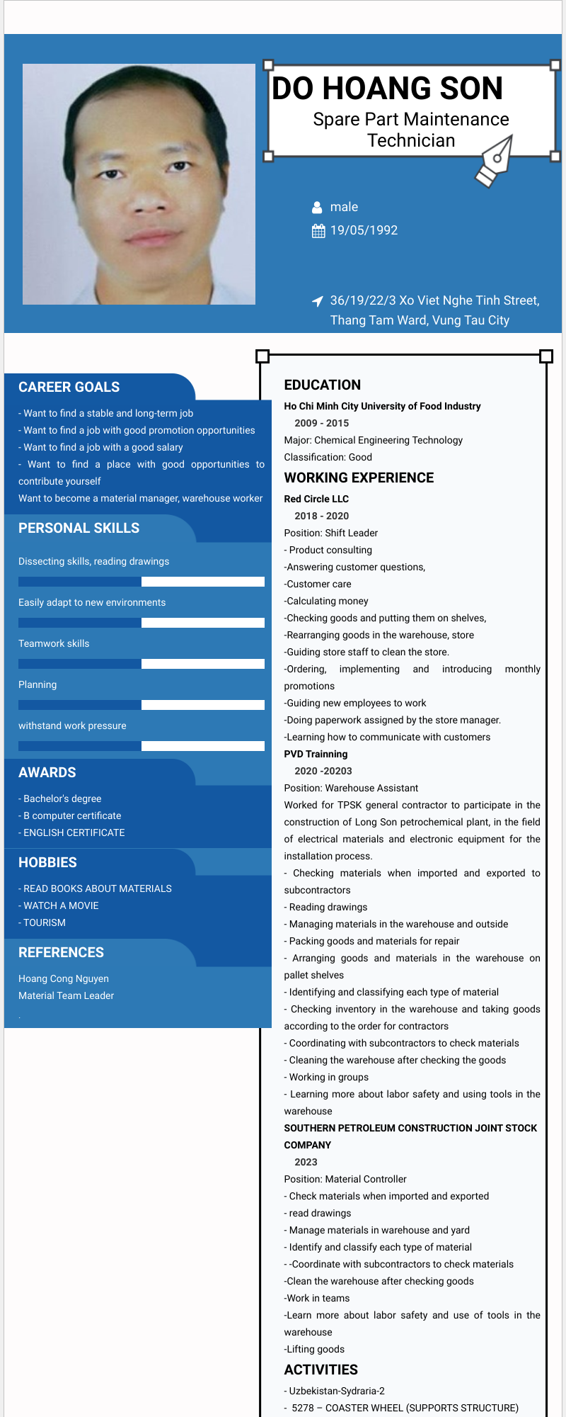 cv