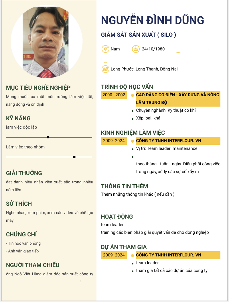 cv