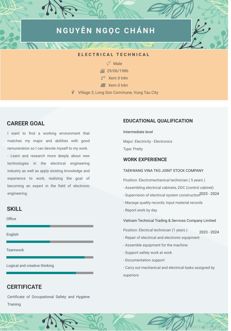 cv