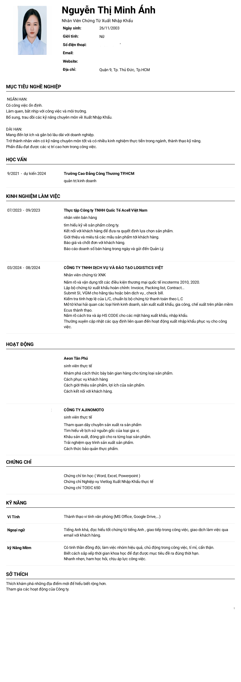 cv