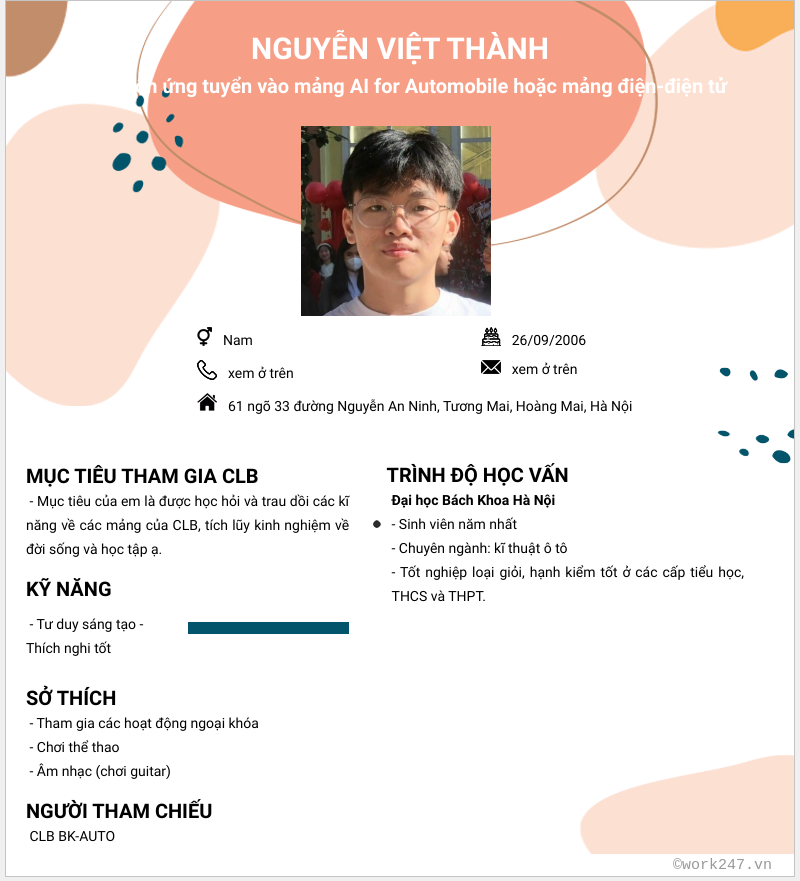 cv