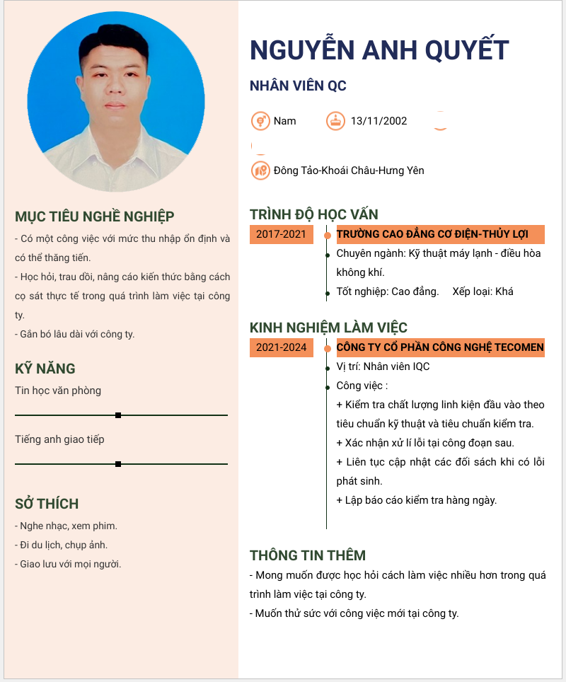 cv
