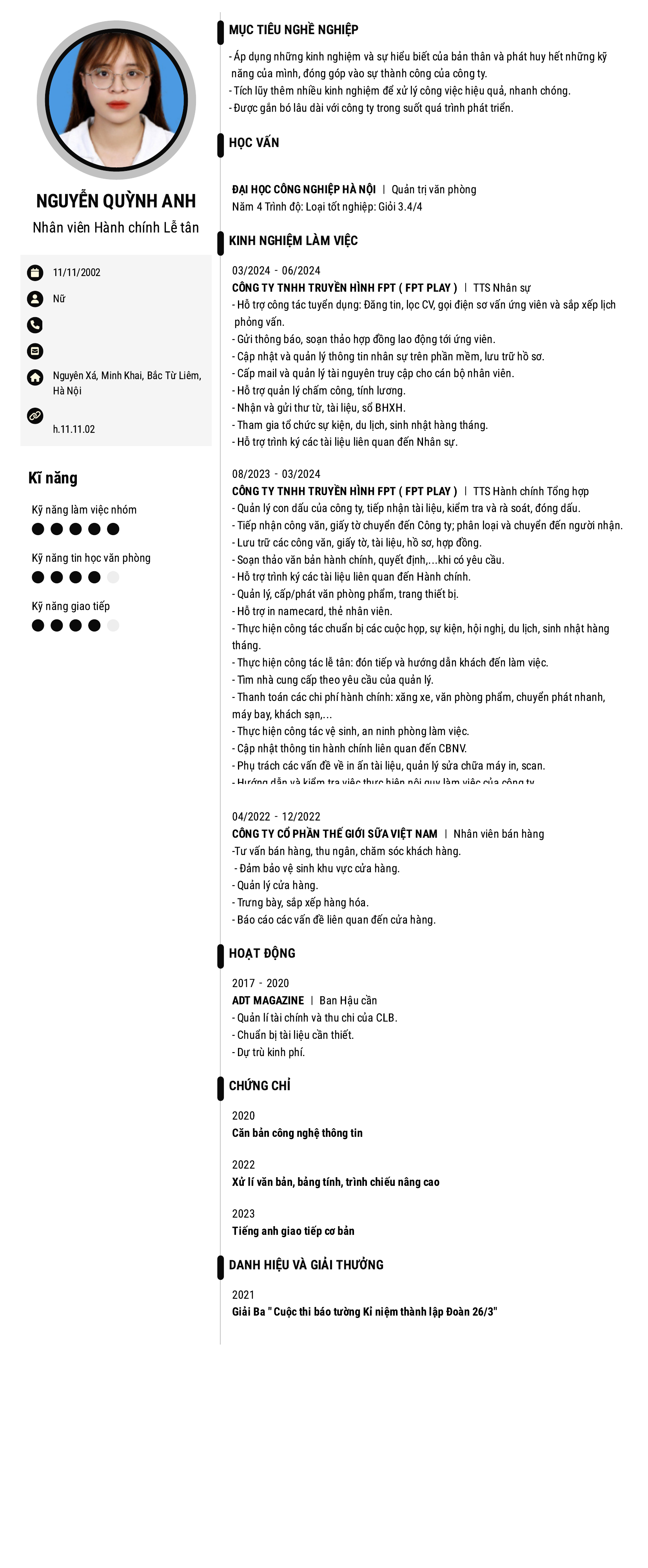 cv