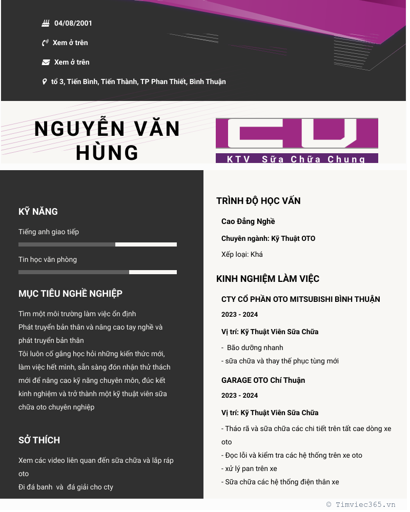 cv
