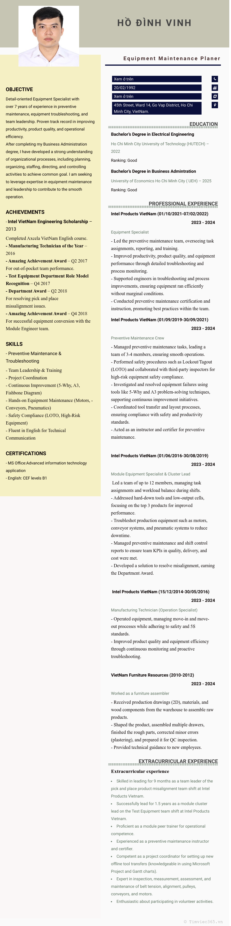 cv