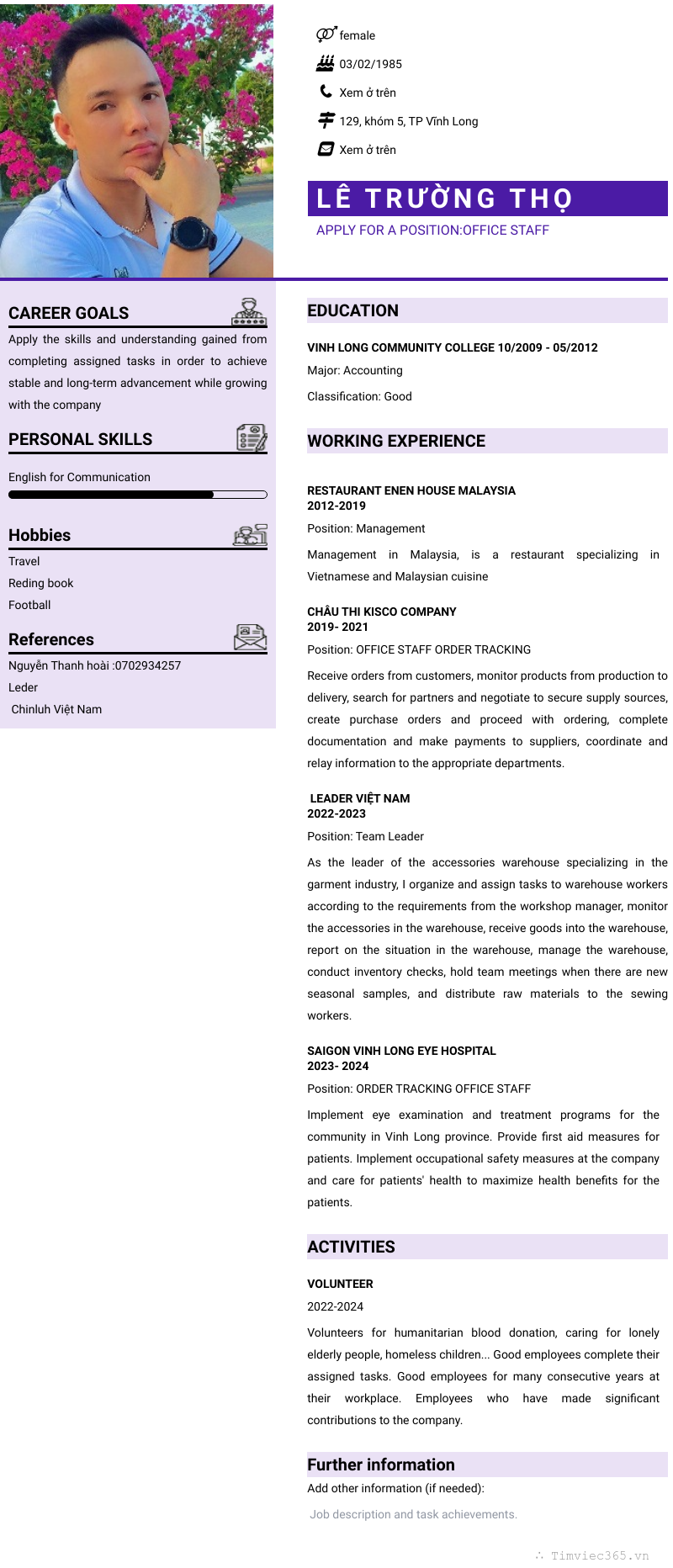 cv