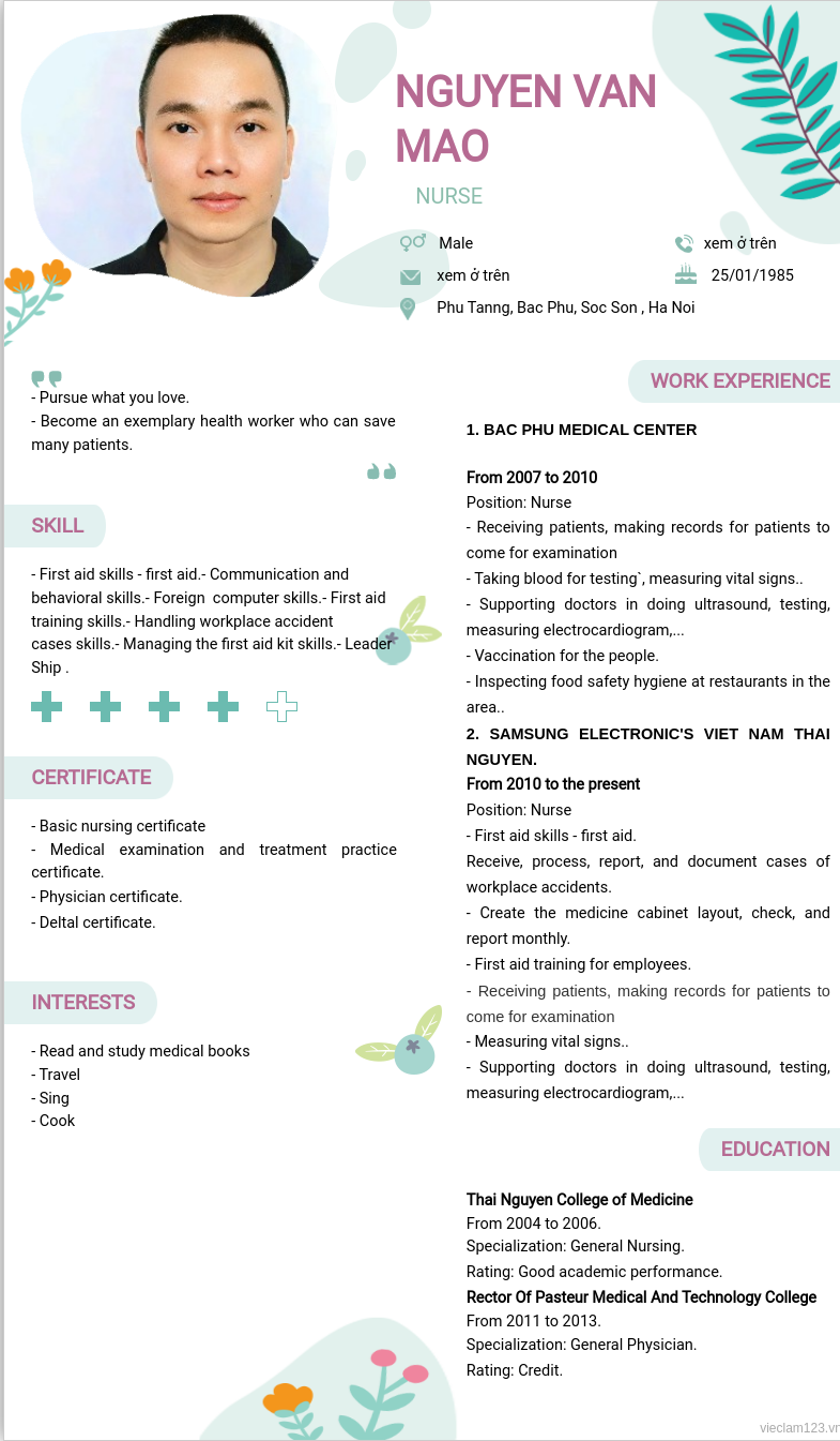 cv