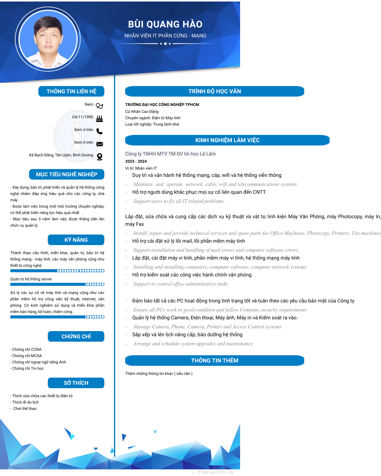 cv