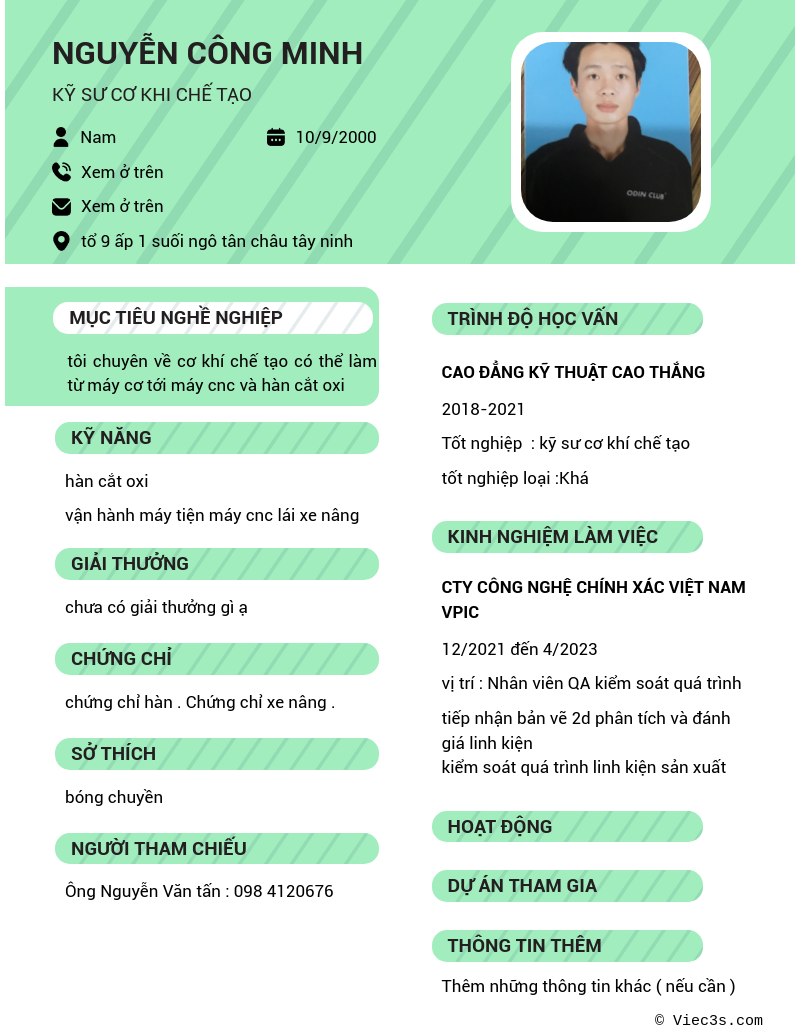 cv