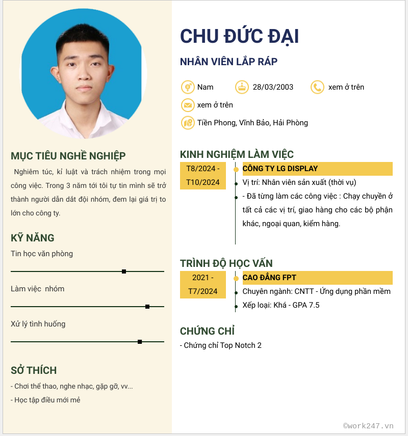 cv