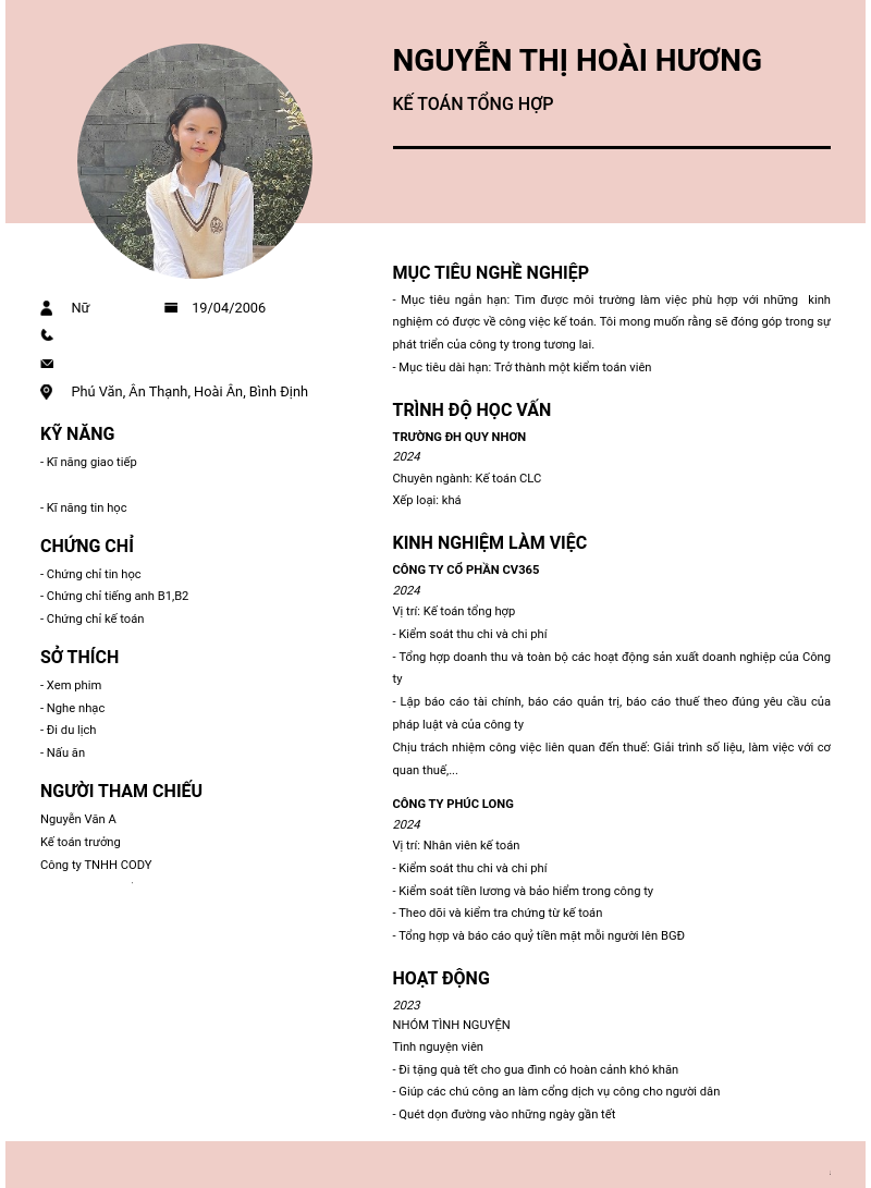 cv