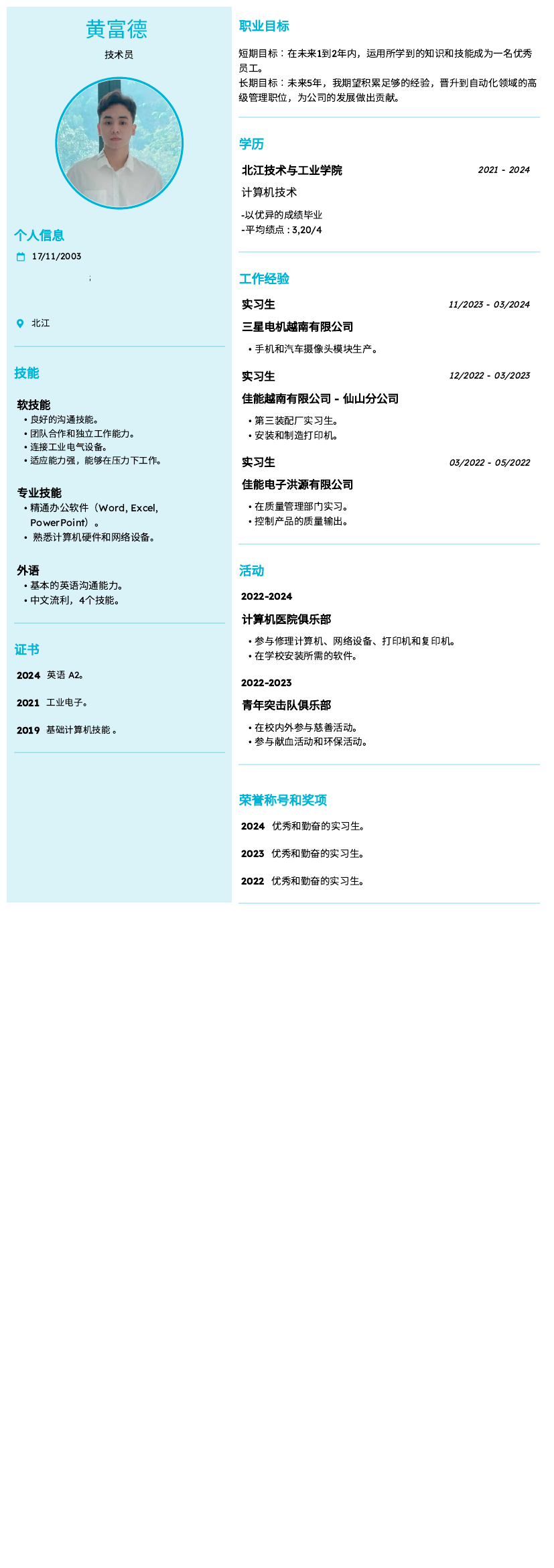 cv
