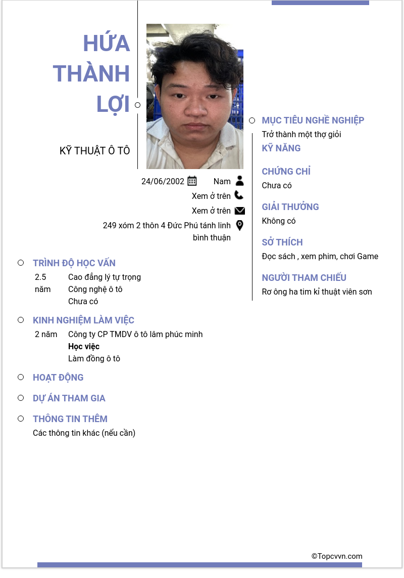 cv