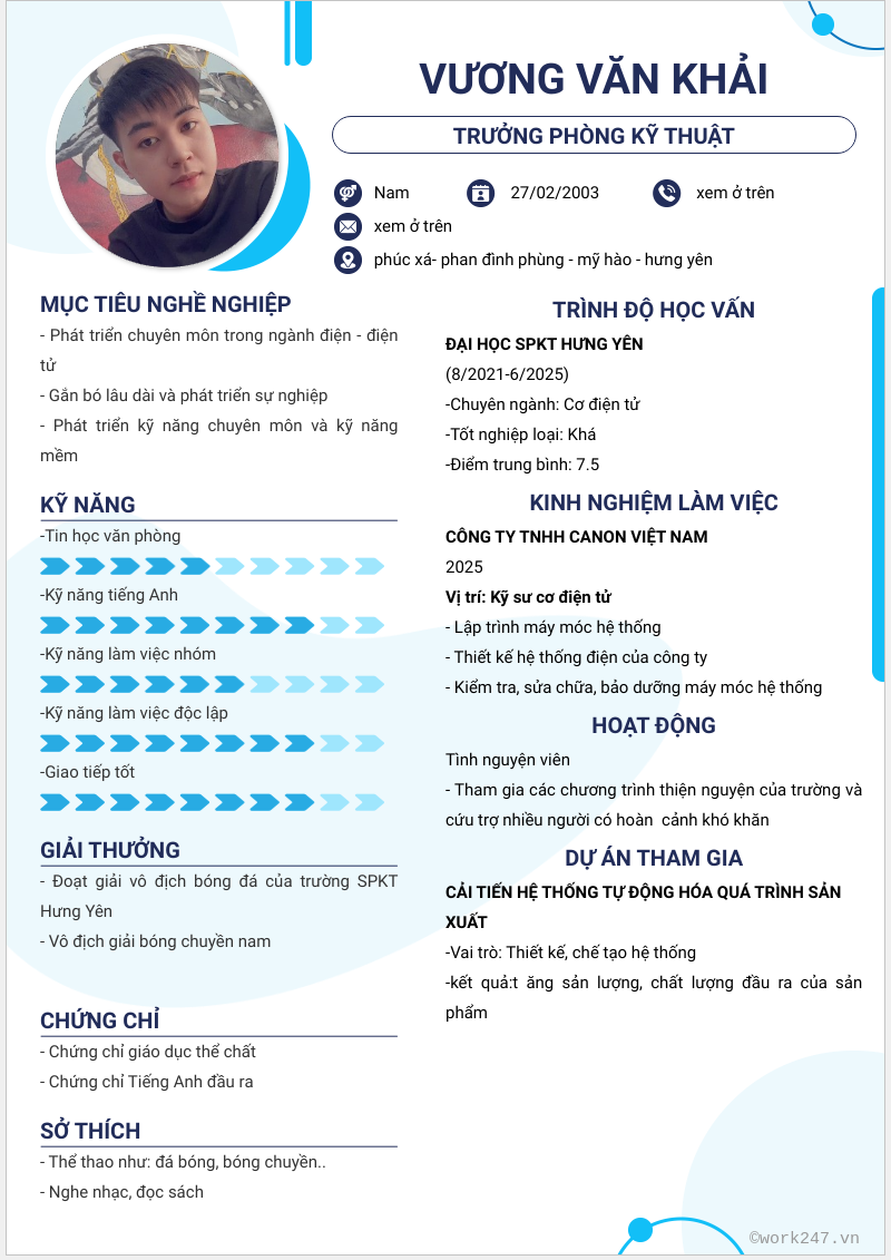 cv