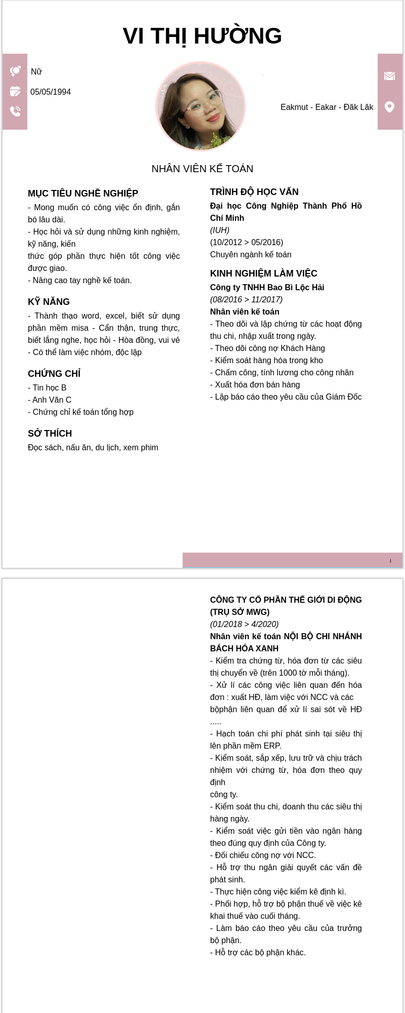 cv