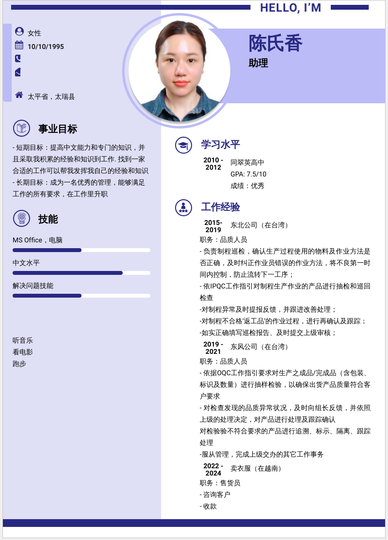 cv