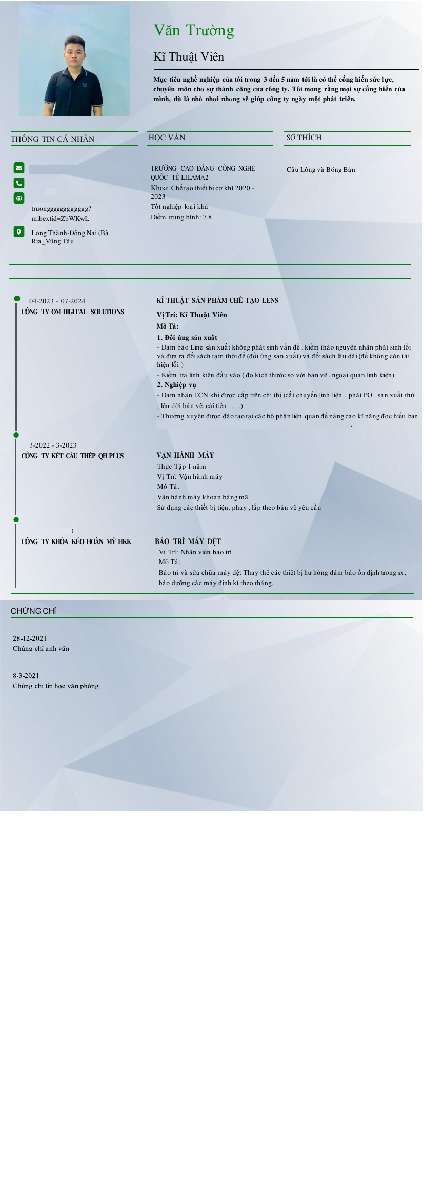 cv