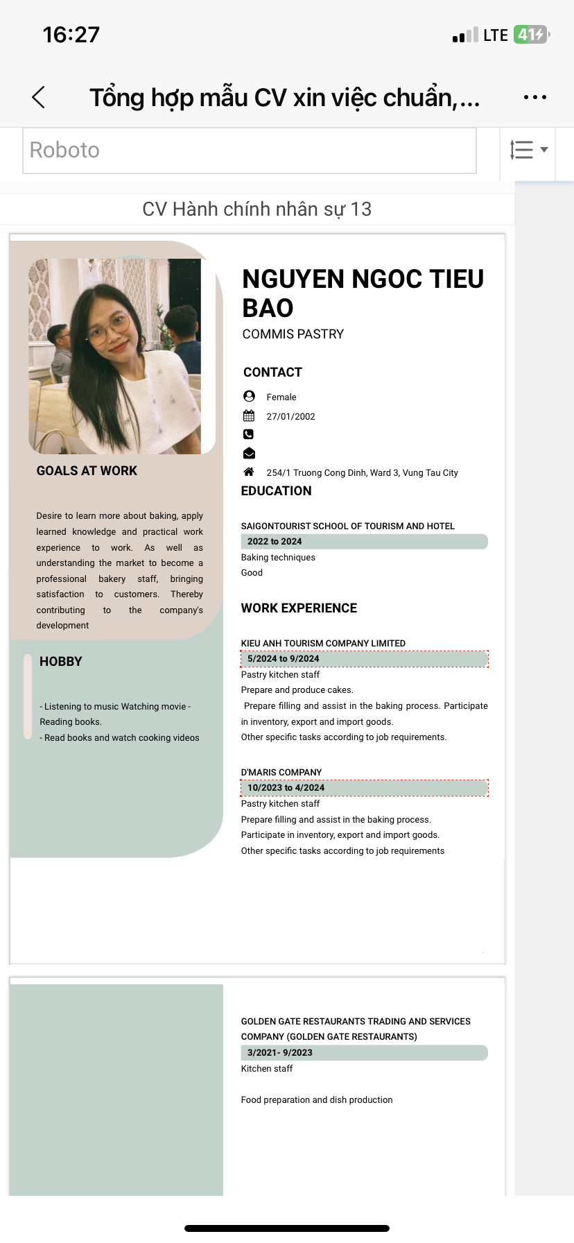 cv