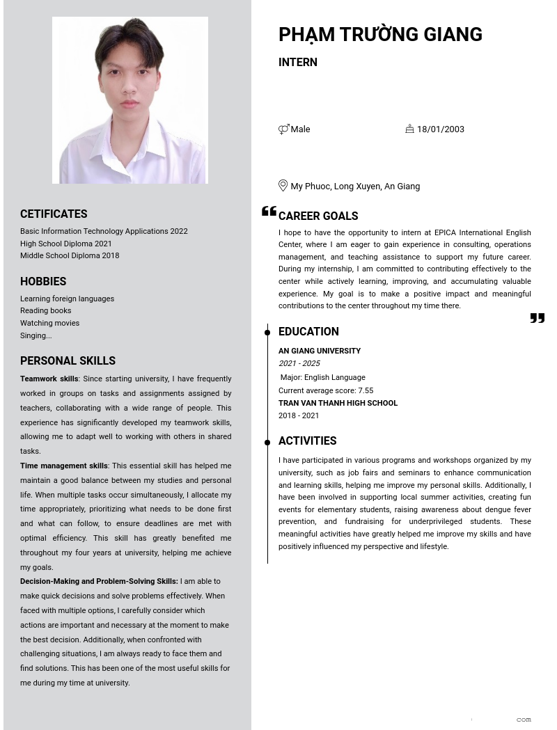 cv
