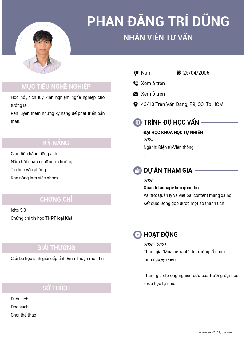 cv