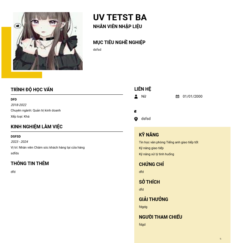 cv